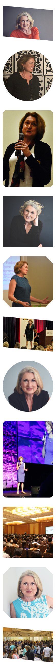 Powerful Woman Leadership Speaker Liz Weber Speaking Collage
